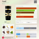 PERFUME MASCULINO | LATTAFA- ASAD EAU DE PARFUM | 100ML