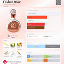 PERFUME ÁRABE FEMININO | LATTAFA- FAKHAR ROSE EAU | 100ML