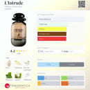 PERFUME ÁRABE FEMININO | MAISON ALHAMBRA- INTRUDE EAU DE PARFUM | 100ML