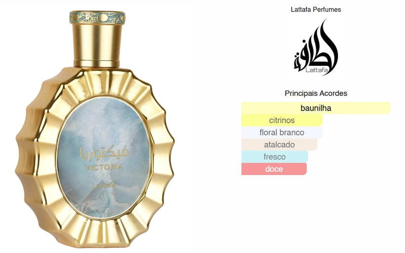 PERFUME ÁRABE FEMININO | LATTAFA- VICTORIA EAU DE PARFUM | 100ML