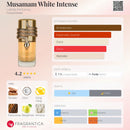 PERFUME COMPARTILHÁVEL | LATTAFA- MUSAMAM WHITE INTENSE EAU DE PARFUM | 100ML