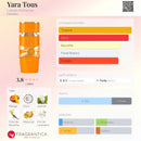 PERFUME ÁRABE FEMININO | LATTAFA- YARA TOUS EAU | 100ML