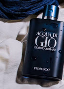 PERFUME MASCULINO | ARMANI- ACQUA DI GIO PROFONDO EAU DE PARFUM | 100ML